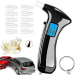 Ethylotest electronique, alcootests portable num�rique avec ecran lcd d'affichage, testeur d'alcool numerique ...