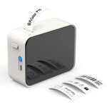 �tiqueteuse bluetooth, p15 mini imprimante etiquette autocollante, app connexion, compatible avec ios ...
