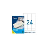 Etiquette adhsive agipa 119655 blanche 70 x 35 mm multi - usage - pochette de 600