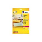 Etiquettes adresses jet d'encre 99, 1 x 38, 1 mm avery j8563 - 25 transparentes - pochette de 350