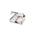 Etiquette affranchissement 2 de front 140 x 40 mm apli agipa blanche - bote de 1000