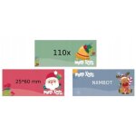 tiquettes autocollantes niimbot 25 x 60 mm, 110 pices, cadeaux