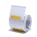 tiquettes autocollantes niimbot 41 x 31 mm rondes transparentes, 220 pices pour b21 / b3s / b1