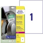 Etiquette plastique avery - zweckform l7917 - 10 210 x 297 mm film de poly�thyl�ne blanc 10 pc(s) fixation ...