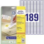 Etiquette universelles avery - zweckform l4731rev - 25 25. 4 x 10 mm papier blanc 5760 pc(s) dcollable ...