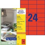 Avery zweckform - avery - zweckform 3448 etiquette universelles 70 x 37 mm papier rouge 2400 pc(s) fixation ... Avery zweckform - avery - zweckform 3448 etiquette universelles 70 x 37 mm papier rouge 2400 pc(s) fixation ...