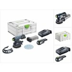 Etsc 125 - basic ponceuse excentrique sans fil 18 v 125 mm brushless + 1x batterie 3, 0 ah + chargeur ...