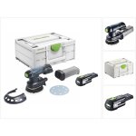Etsc 125 - basic ponceuse excentrique sans fil 18 v 125 mm brushless + 1x batterie 3, 0 ah + systainer ...