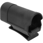 �tui cuisse tactique molle robuste en abs pour lampe torche, fixation rapide, noir