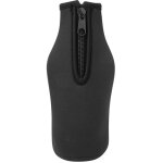 �tui � fermeture �clair pour bouteilles et canettes, couleur unie noir