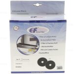 Lot de 2 filtres � charbon pour hotte baumatic st1 fks385 eurofilter