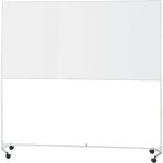 Eurokraftbasic - eurokraft basic, tableau blanc avec chssis roulant, acier