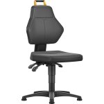 Eurokraft pro, sige d'atelier noir, avec patins, rembourrage