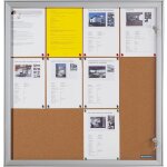 Eurokraftpro - eurokraft pro, vitrine d'affichage  porte battante, l x h x p
