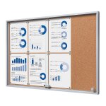 Certeo - eurokraft pro, vitrine d'affichage  portes coulissantes, l x h