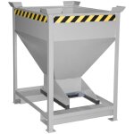 Eurokraftpro - bauer sdlohn conteneur silo sg - d 375, laqu, gris souris