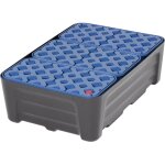 Eurokraftpro - eurokraft pro, cuve universelle pour bidons, en pe, avec Eurokraftpro - eurokraft pro, cuve universelle pour bidons, en pe, avec