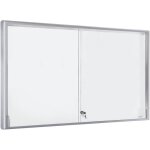 Eurokraftpro - eurokraft pro, vitrine d'affichage avec cadre alu et portes