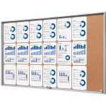 Eurokraftpro - eurokraft pro, vitrine d'affichage à portes coulissantes, l x h Eurokraftpro - eurokraft pro, vitrine d'affichage à portes coulissantes, l x h