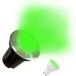 Spot encastrable de sol rond inox 304 exterieur ip65 + ampoule