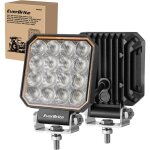 Lot de 2 phares de travail led 12v / 24v, 6000k projecteur led voiture 25w, etanche ip66, feux de travail ... Lot de 2 phares de travail led 12v / 24v, 6000k projecteur led voiture 25w, etanche ip66, feux de travail ...
