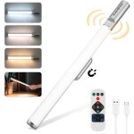 Everbrite lampe detecteur de mouvement interieur, lampe de placard rechargeable, 3 modes, 2600mah batterie, ...