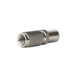 Fiche m�tallique m�le 9. 52mm � visser sur c�ble 7mm, lot de 5