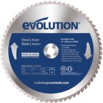 Evolution power tools - lame � acier doux tct 255mm 52 dents al�sage 25, 4mm evolution pour scie � onglet ...