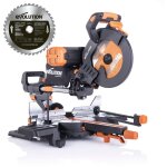 Evolution ? scie � onglet multifonction 255 mm ? lames bois et multi - mat�riaux ? t�te inclinable 45� ...