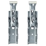 Evotrade - paire de crochets r�glables invisibles traser 6 - fixation meubles suspendus - supports d'unit�s ...