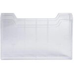 Exacompta - wandprospekthalter 65658d a4 quer 1fach transparent