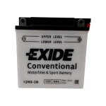 Batterie moto exide 12n9 - 3b 12v 9ah 85a