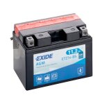 Batterie moto exide etz14 - bs ytz14 - bs 12v 11. 2ah 205a