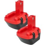 Extensilo - 2x batteries compatible avec bosch gsr 12 - 2, jan - 55, gsr 12 - 1, gsb 12ve - 2, gsr 12v, ...