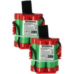Extensilo 2x batteries remplacement pour husqvarna 589586101 (5895861 - 01) pour tondeuse 3000mah, 18v, ...