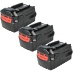 Extensilo - 3x batterie compatible avec hilti te6 - ali, te 7a, te7a, wsc 7. 25 - a36 outil lectrique ...