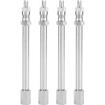 Extension de valve de pneu automatique, 4 pi�ces d'extension de tige de pneu � air, adaptateur de roue ...