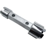 Extracteur de bonde de baignoire et cl� � cliquet en alliage d'aluminium kit de cl�s de vidange pour ...