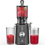 Extracteur de jus sans pr�paration - 115mm pour fruits et l�gumes - 1, 2 l - 99% puret� du jus �lev�e ...