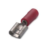 Manchon isolant rouge 1, 5 - 6, 3 / 0, 8 (25 pices) 0, 25 - 1, 5 mm - bebm00190s2