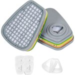 F - 500 abek1 - p2 filtres pour masque de protection respiratoire rutilisable g - 500 / m - 500 / g ...