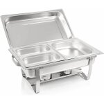 F433 - 3 - 2 r�chaud chauffe - plats 1x gn1 / 2 + 2x gn1 / 4 bain marie avec couvercle, 60x37x29cm - ...