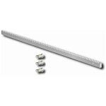 Faac - crmaillre en acier 30x12 1 mtre fixation mcanique pour portail 490124