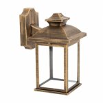 Applique alcandia 1xe27 vieil or ip44polycarbonate 31x17x22, 3 cm
