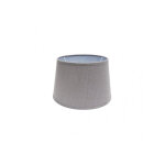 Fab 157212528 agueda abat - jour e27 gris 25dx20dx15h conique ouvert
