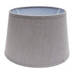 Fab 157214528 agueda abat - jour e27 gris 45dx35dx30h conique ouvert