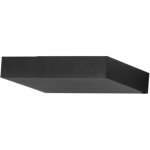 Fabas - guia - applique led luce aluminium - led int�gr�e ip20 noir - 17 cm