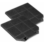 Lot de 2 filtres 267x237x16 mm (5403008, c00384658) hotte aeg, airforce, airlux, ariston hotpoint, arthur ...
