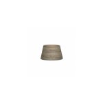 Abat - jour salma e27 wood grey 25dx20dx15h conica