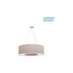Fabrilamp - haiti petite suspension 4xe27 chrome / pierre regx50x50 cm Fabrilamp - haiti petite suspension 4xe27 chrome / pierre regx50x50 cm